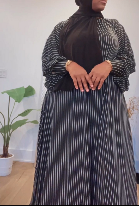 Pin stripe princess dress