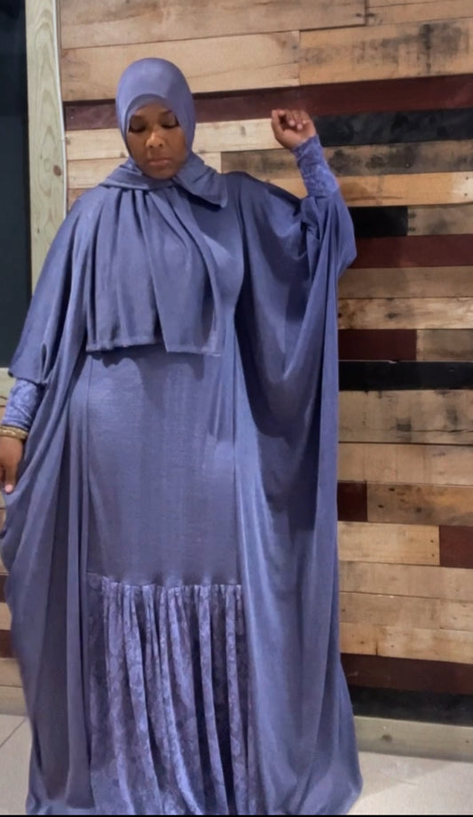 Pleated bottom kaftan