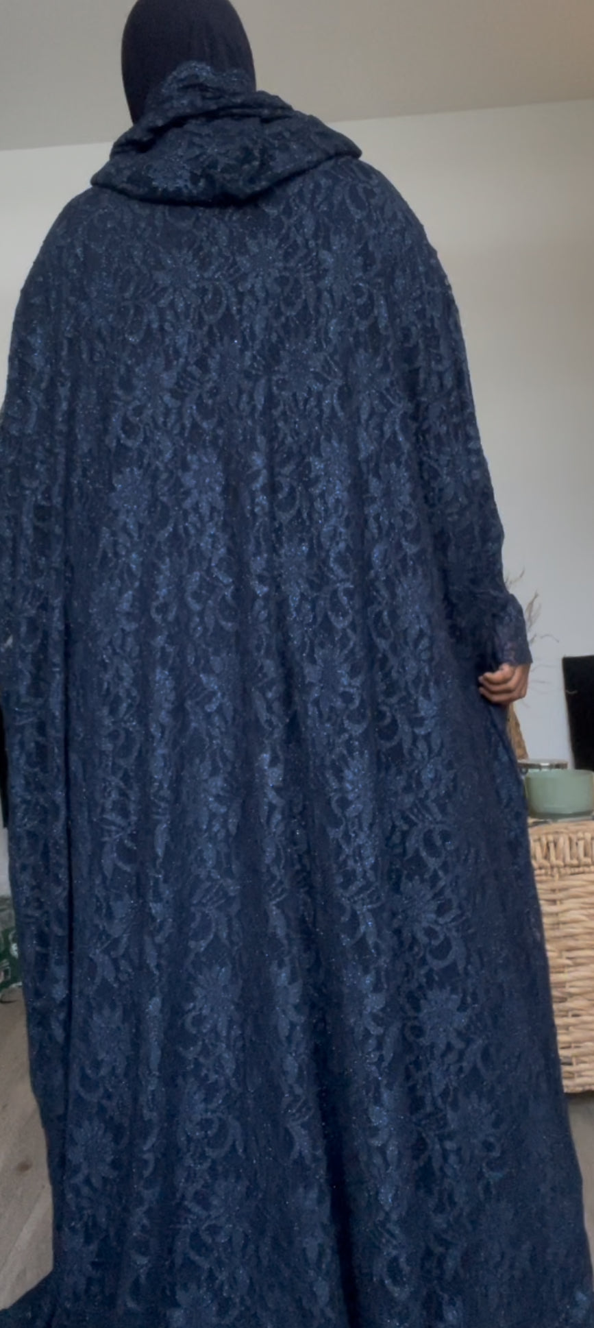 Lace kaftan overlay