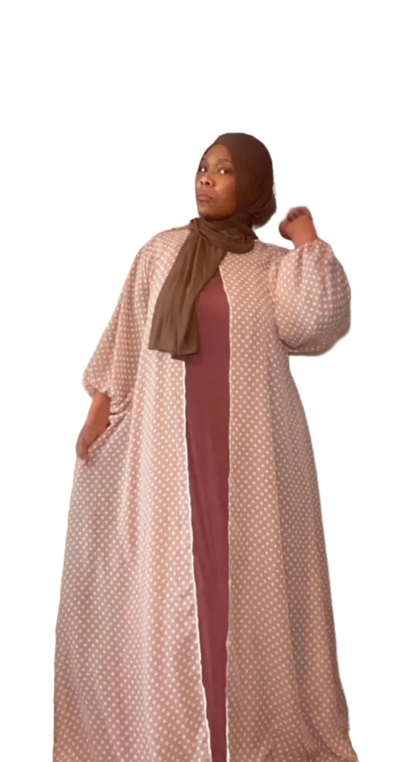 Chiffon open overlay