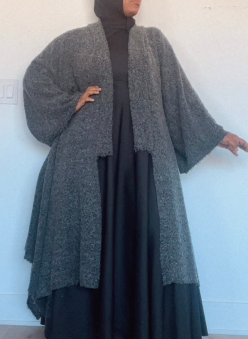 Oversized drape sweater
