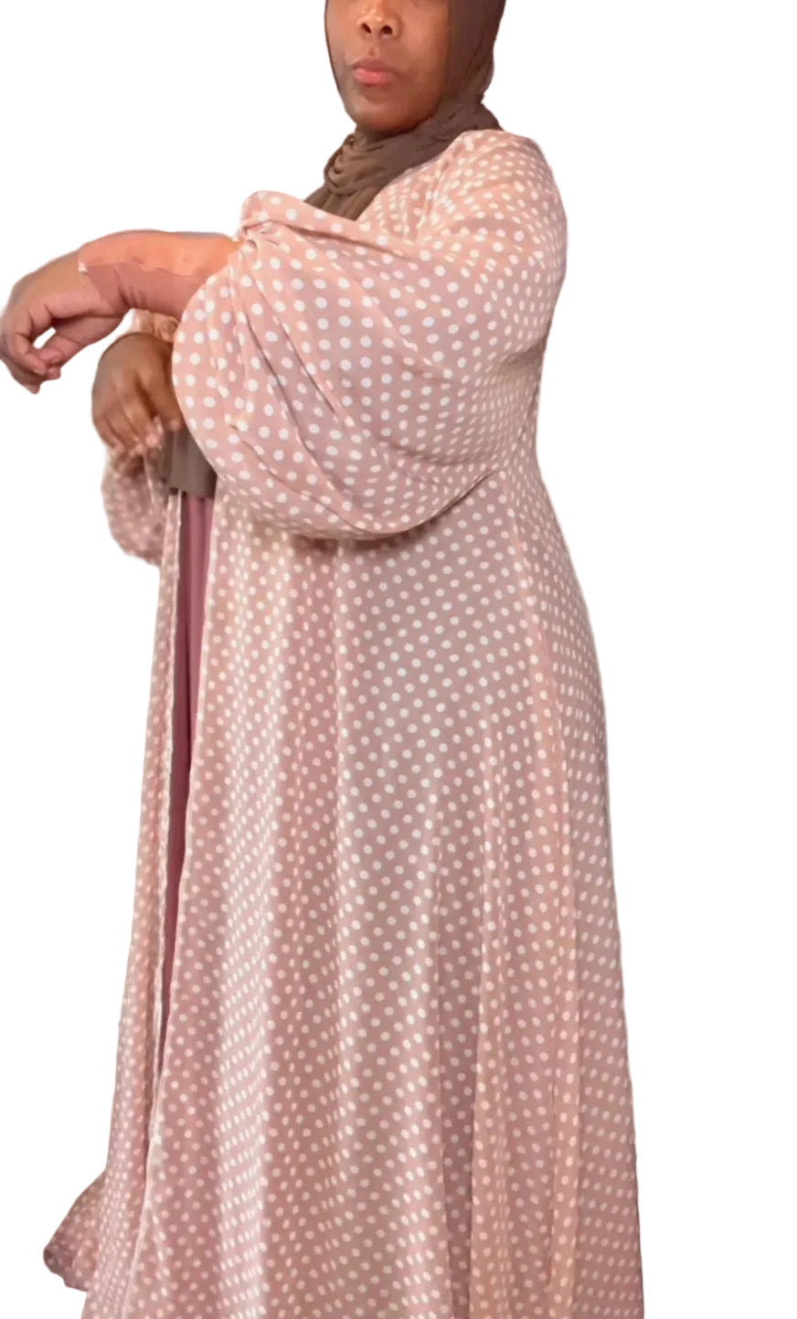 Chiffon open overlay