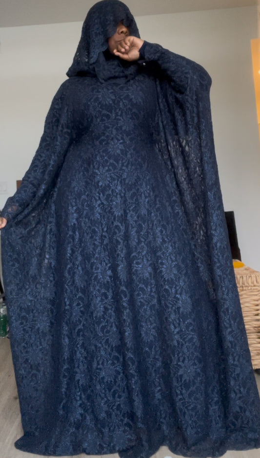 Lace kaftan overlay