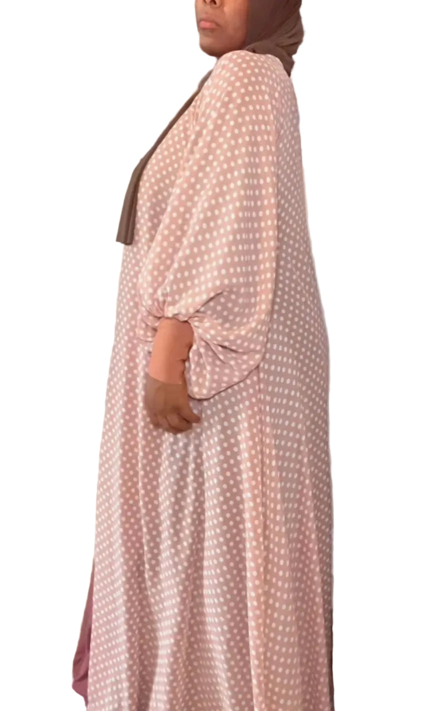 Chiffon open overlay