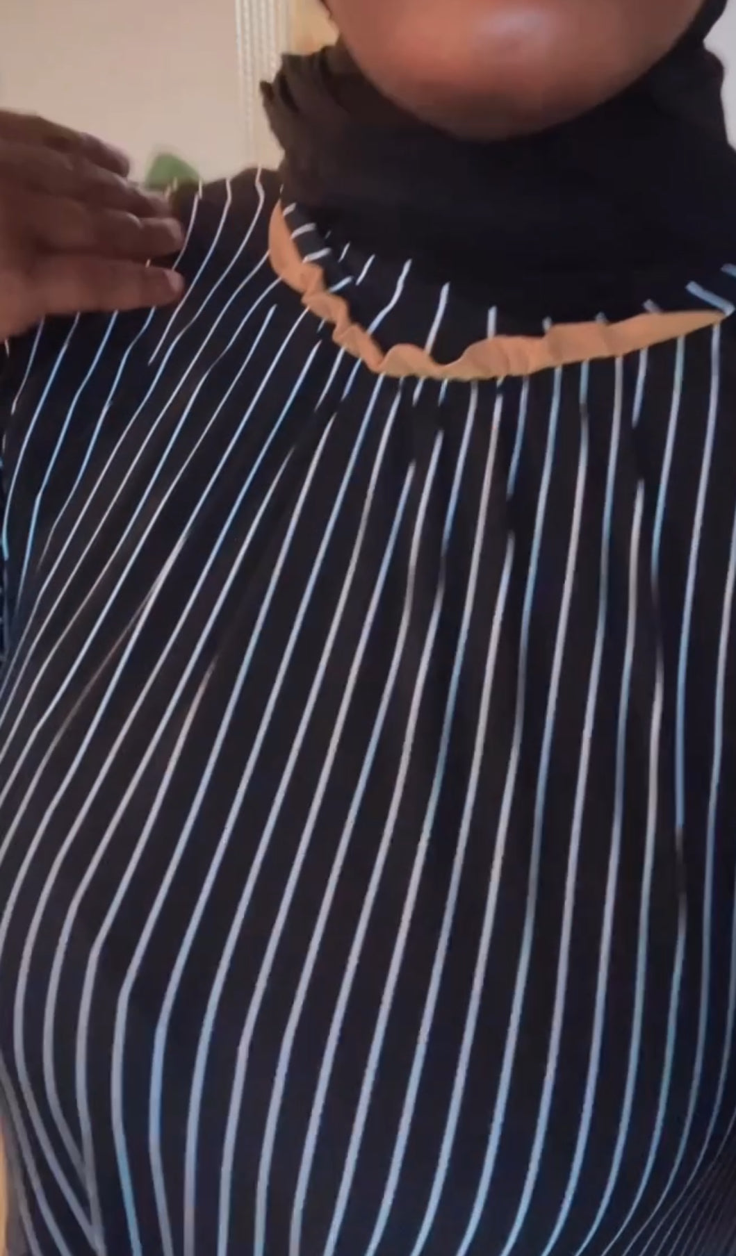 Pin stripe princess dress