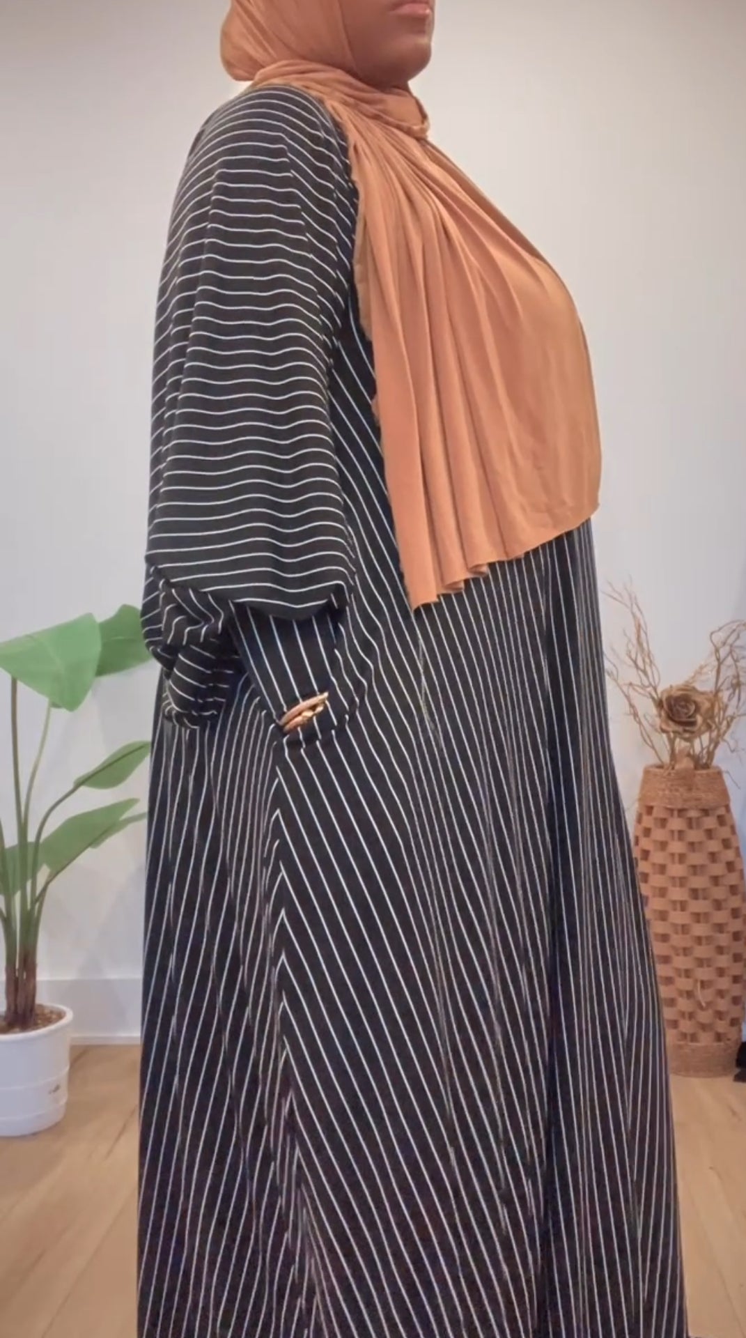 Pin stripe princess dress