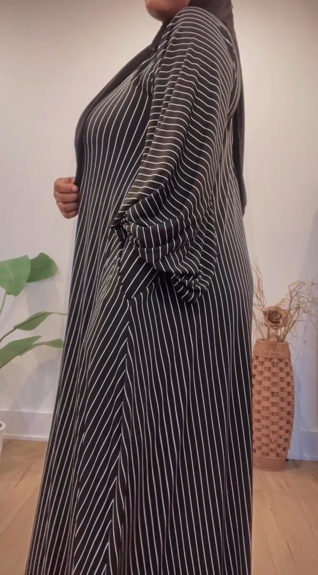 Pin stripe princess dress