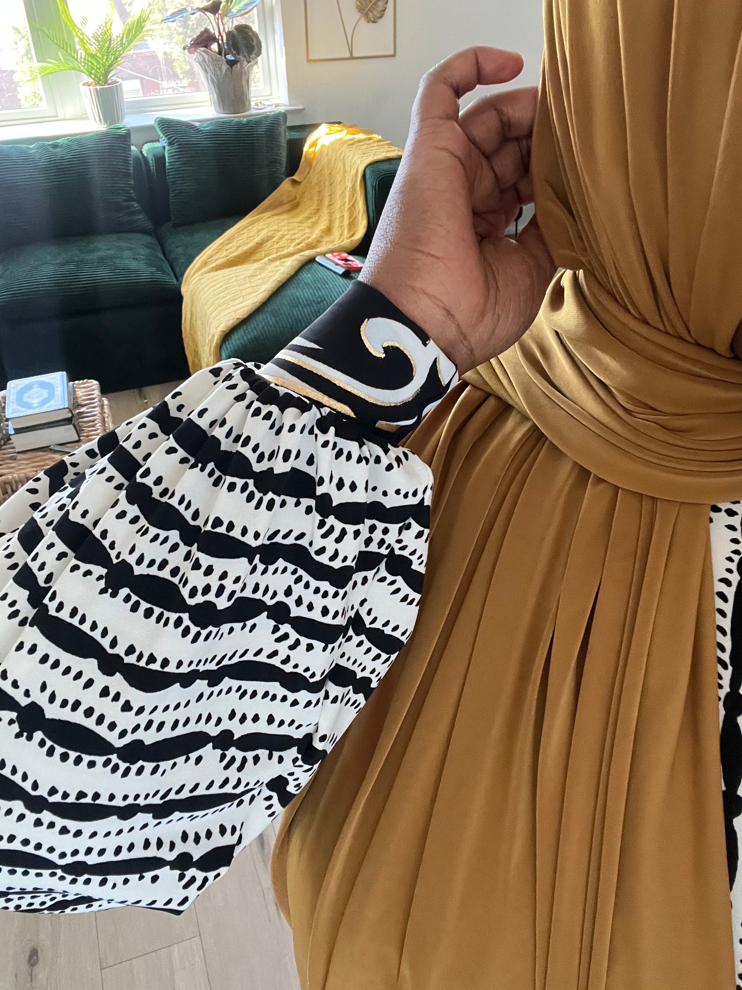 Black&white baby doll dress